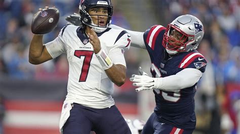 QB C.J. Stroud shaky in preseason debut as Texas beat Patriots 20-9